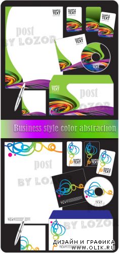 Business style color abstraction