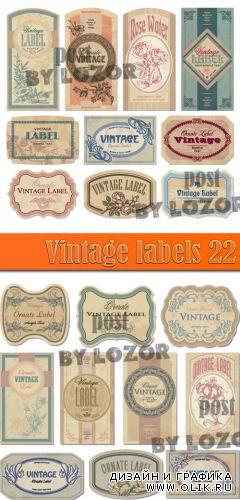 Vintage labels 22