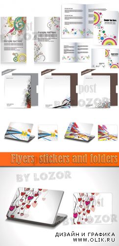 Flyers, stickers and folders