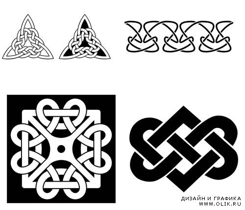 Татуировки в растровом формате: Кельтские орнаменты