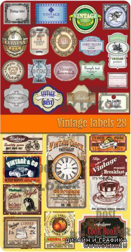 Vintage labels 28