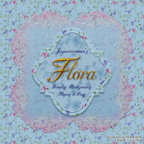Романтичный цветочный набор фонов | Flora by Jaguarwoman