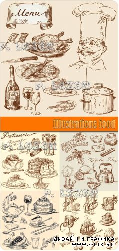 Illustrations food