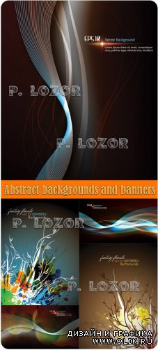 Abstract backgrounds and banners