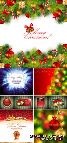 Christmas and New Year Vector 2