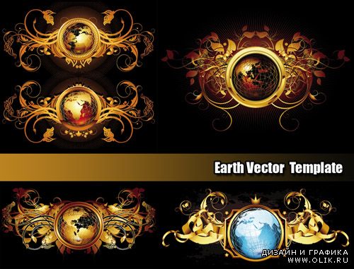Earth Vector Template