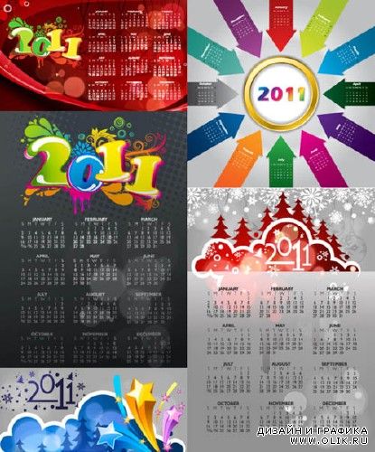 Calendar 2011 Vector