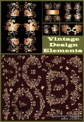 Vintage Design Elements 54
