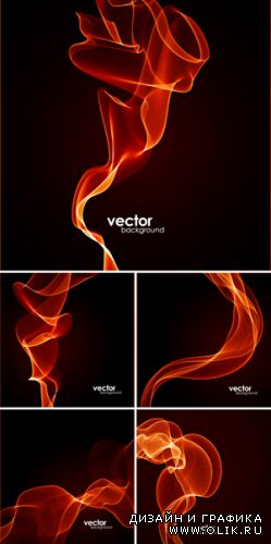 Red Smoke Backgrounds Vector