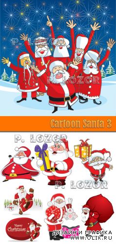 Cartoon Santa 3