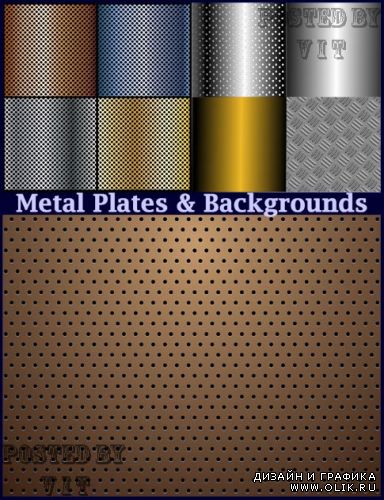 Metal Plates and Backgrounds 14
