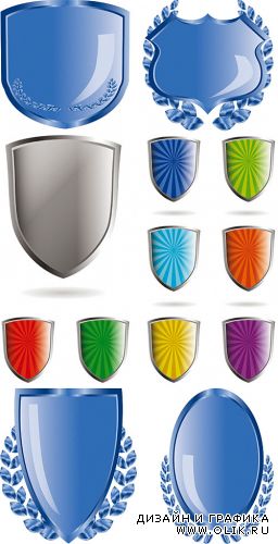 Glossy vector shields