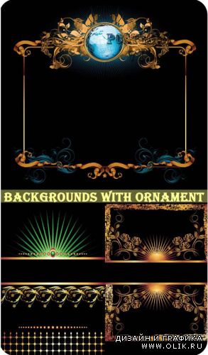 Backgrounds with Ornaments 4