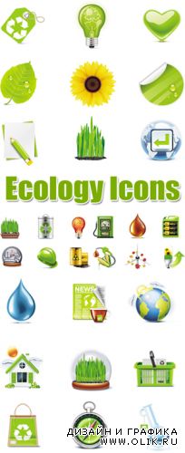 Ecology Icons Vector 2