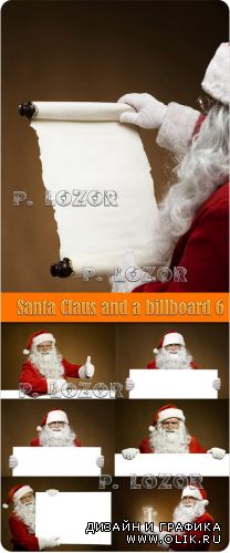 Santa Claus and a billboard 6
