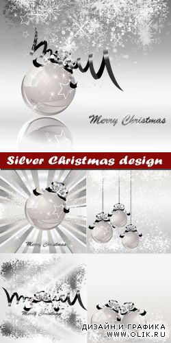 Silver Christmas design