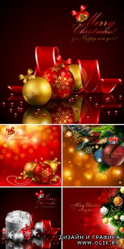 Christmas and New Year Vector 3