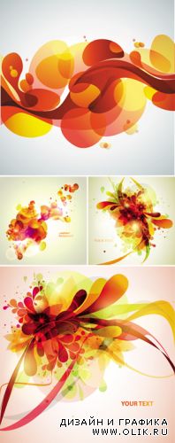 Orange Abstract Backgrounds