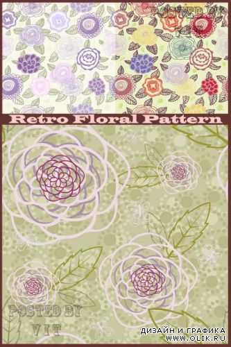 Retro Floral Pattern 97