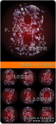 Shards of ice figures
