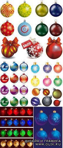 Christmas balls collection