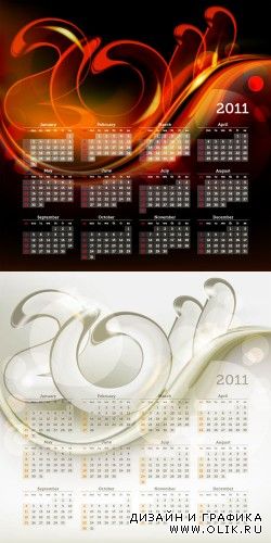 Calendar 2011 Vector
