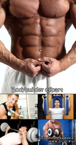 Bodybuilder clipart