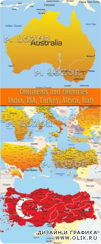 Maps Continents and countries