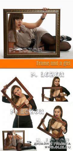 Frame and a girl