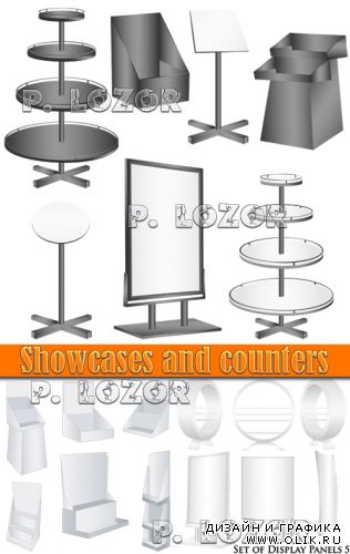 Showcases and counters