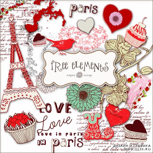 Scrap-kit - Love in Paris