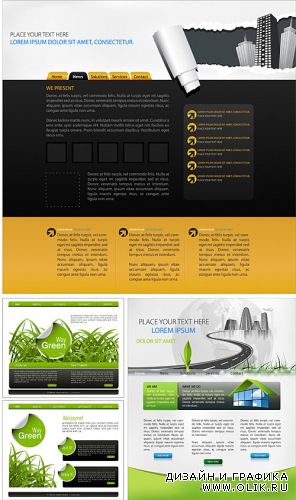 Website vector design