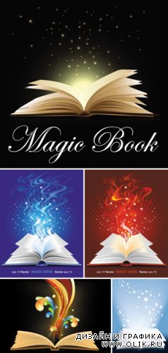 Magic Book Vector