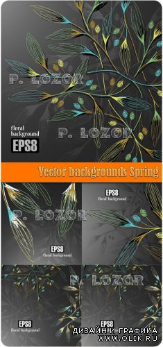 Vector backgrounds Spring