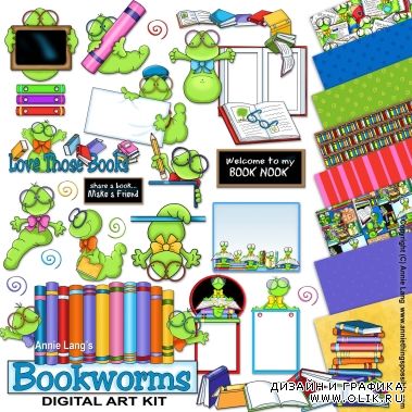Scrap Kit - AL Bookworm