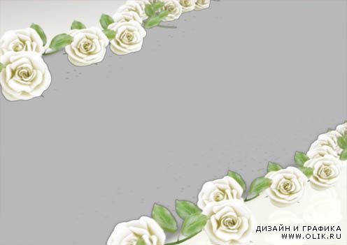Свадебный футаж футаж - белые розы