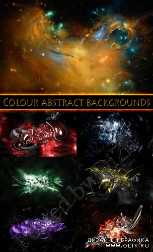 Colour abstract backgrounds - цветные абстрактные фоны