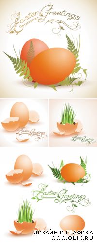 Easter Eggs Vector | Пасхальные яйца в векторе