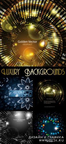 Luxury Abstract Backgrounds Vector