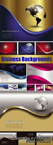 Modern Business Backgrounds Vector | Современные бизнес фоны в векторе