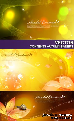 Contents Autumn baners