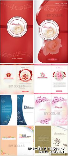 Romantic backgrounds and cards 2