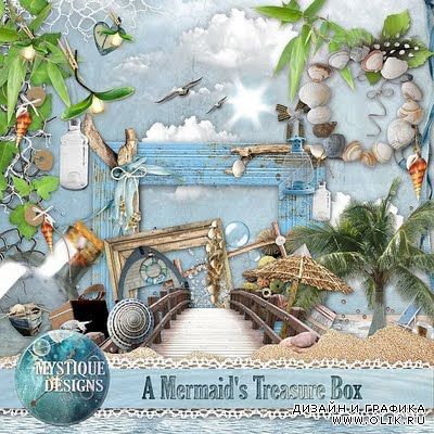 Скрап набор "A Mermaids Treasure Box"