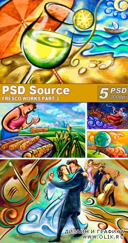 PSD Illustrations - Fresco works 3