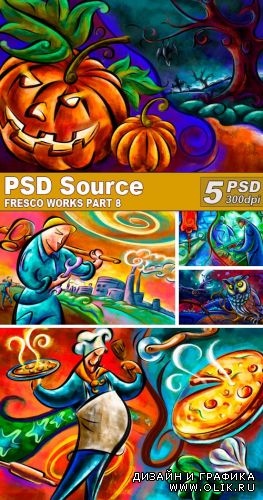 PSD Illustrations - Fresco works 8