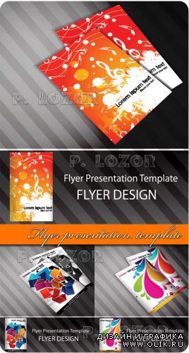 Flyer presentation template