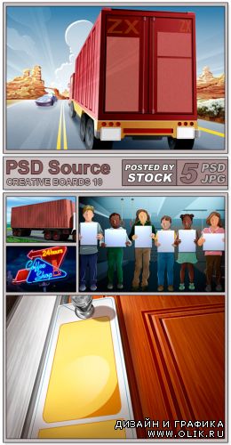 PSD Source - Creative boards 10
