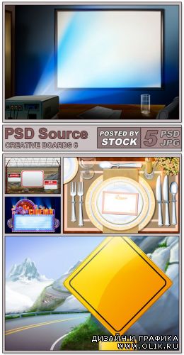 PSD Source - Creative boards 6