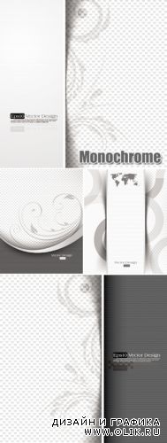 Simple Monochrome Backgrounds Vector