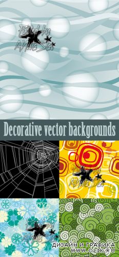 Decorative vector backgrounds